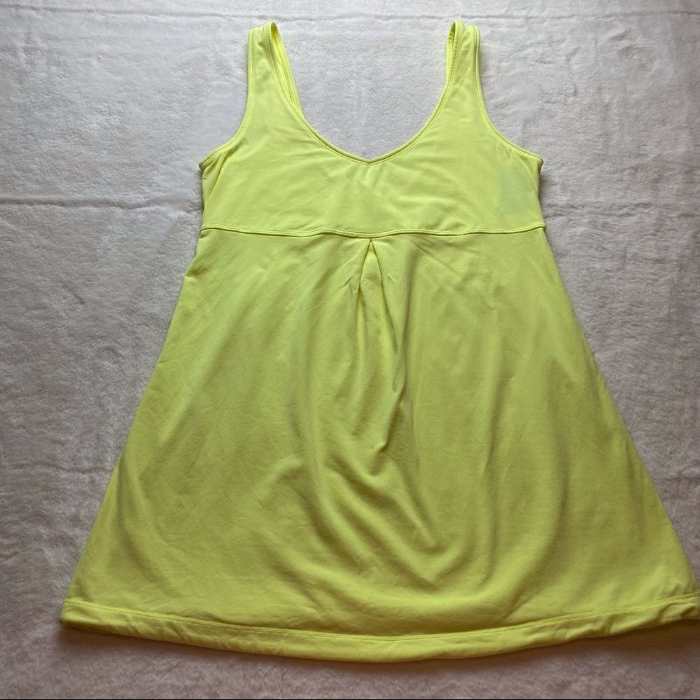 Lucy Athletic Tank Empress Waist Yellow